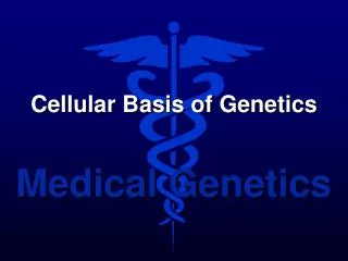 Cellular Basis of Genetics