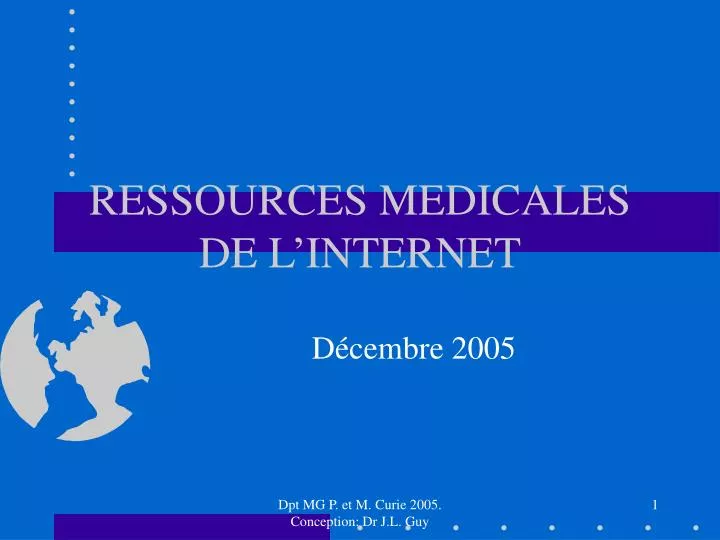 ressources medicales de l internet