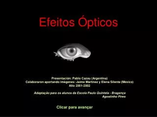 efeitos pticos