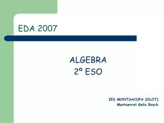 eda 2007