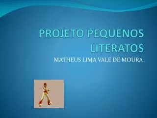 projeto pequenos literatos