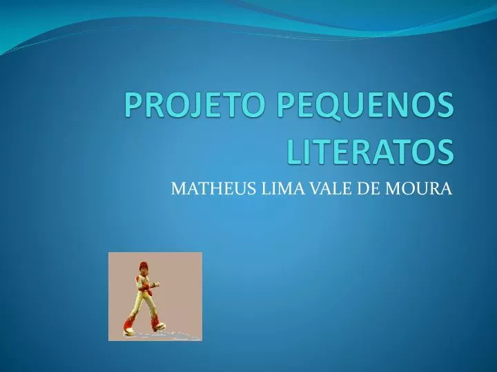 projeto pequenos literatos