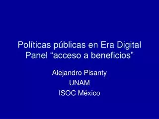 pol ticas p blicas en era digital panel acceso a beneficios