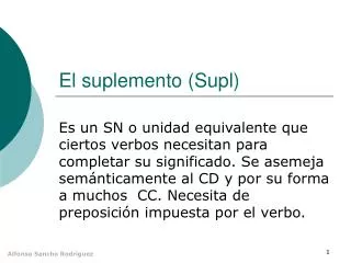el suplemento supl