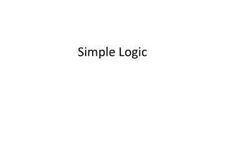 simple logic