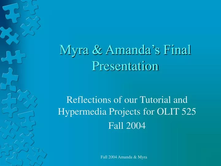 myra amanda s final presentation