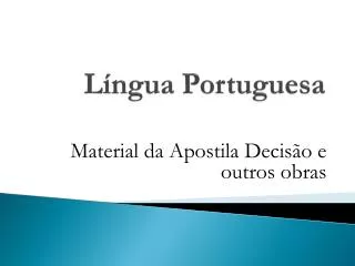 l ngua portuguesa