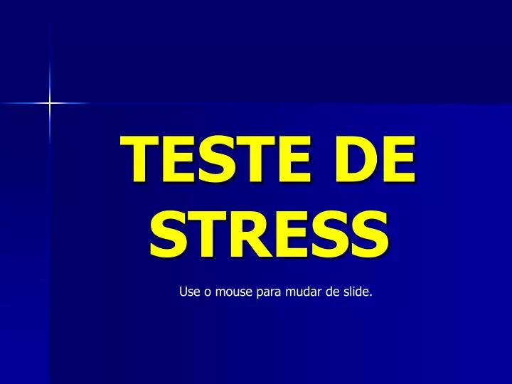 teste de stress