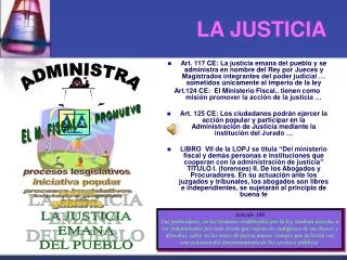 la justicia