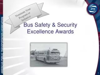 Bus Safety &amp; Security Excellence Awards