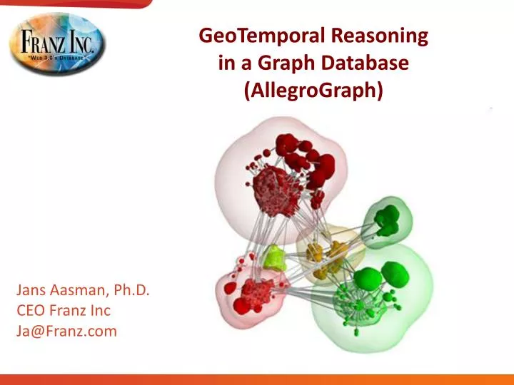 geotemporal reasoning in a graph database allegrograph