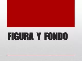 figura y fondo