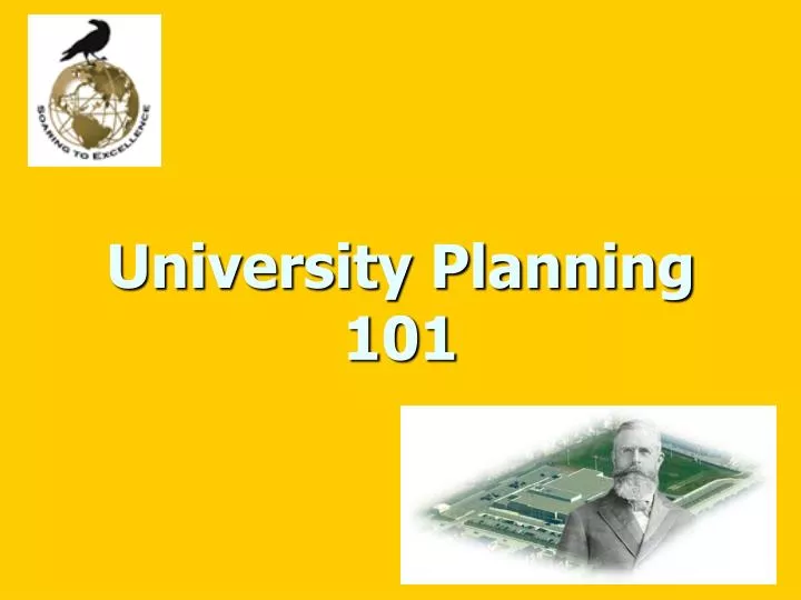 university planning 101
