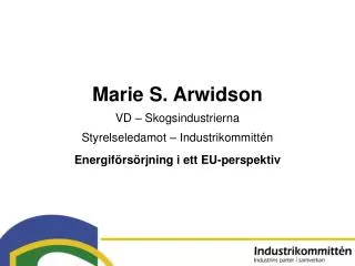 Marie S. Arwidson