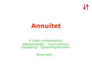 annuitet