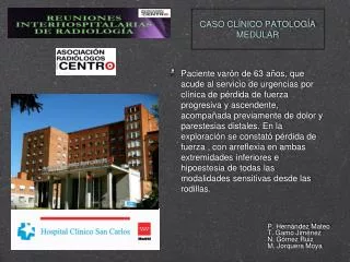 caso cl nico patolog a medular