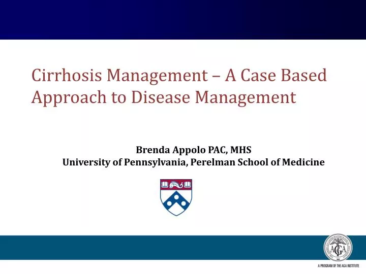 cirrhosis management a case based approach to disease management