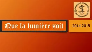 que la lumi re soit