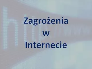 zagro enia w internecie