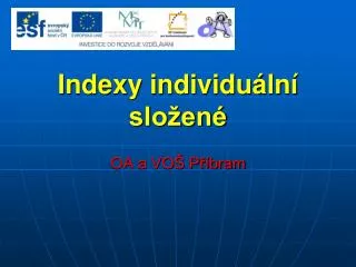 indexy individu ln slo en