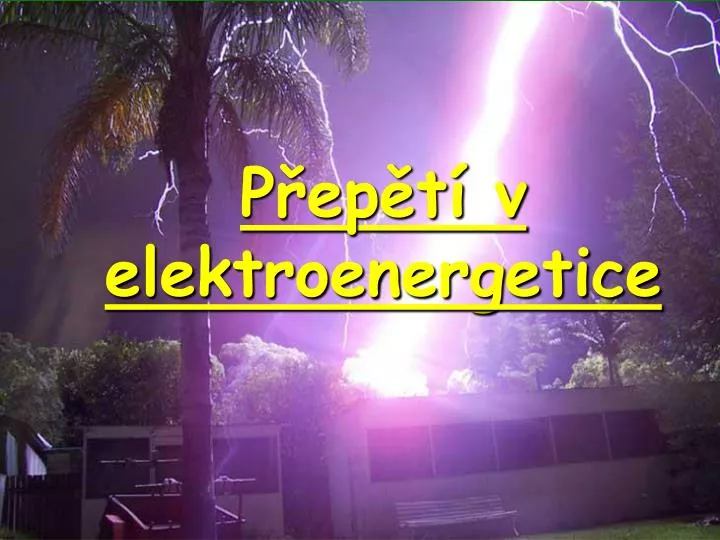 p ep t v elektroenergetice