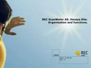 rec scanwafer as her ya site organisation and functions