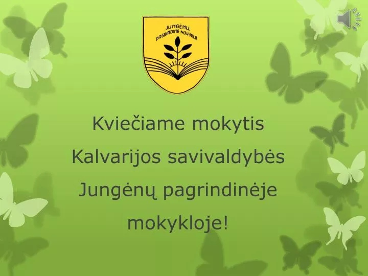 kvie iame mokytis kalvarijos savivaldyb s jung n pagrindin je mokykloje