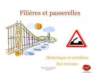 fili res et passerelles