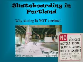 Skateboarding in Portland