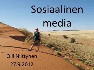 sosiaalinen media