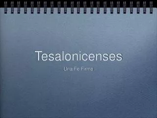 tesalonicenses
