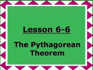 Lesson 6-6