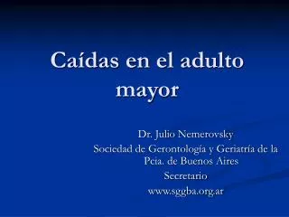 ca das en el adulto mayor