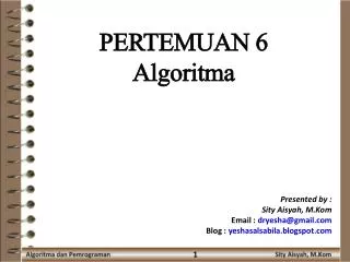 pertemuan 6 algoritma