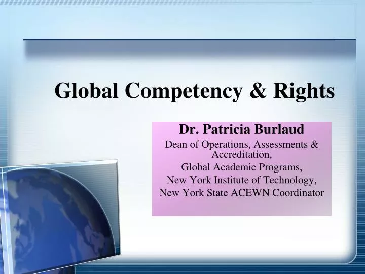 global competency rights