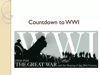 Countdown to WWI