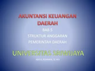 akuntansi keuangan daerah