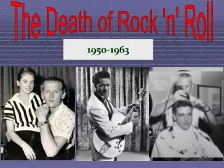 The Death of Rock 'n' Roll