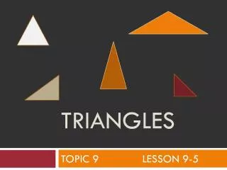 Triangles