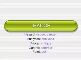 haccp