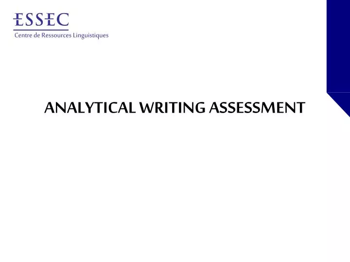 analytical writing assessment