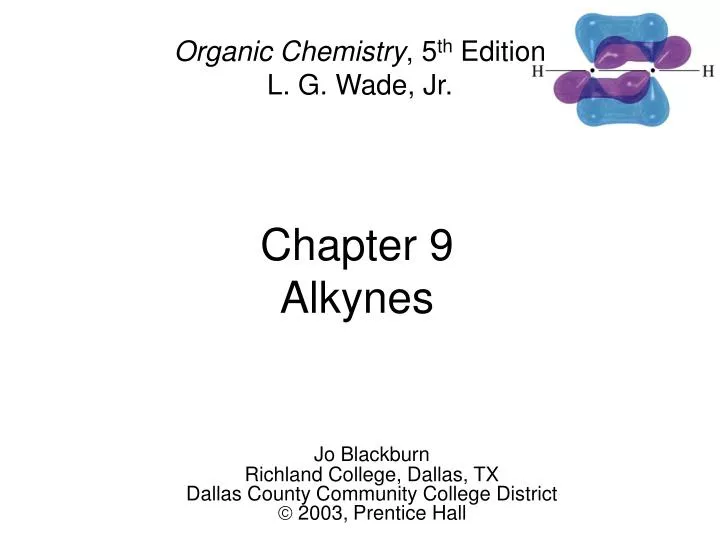 chapter 9 alkynes