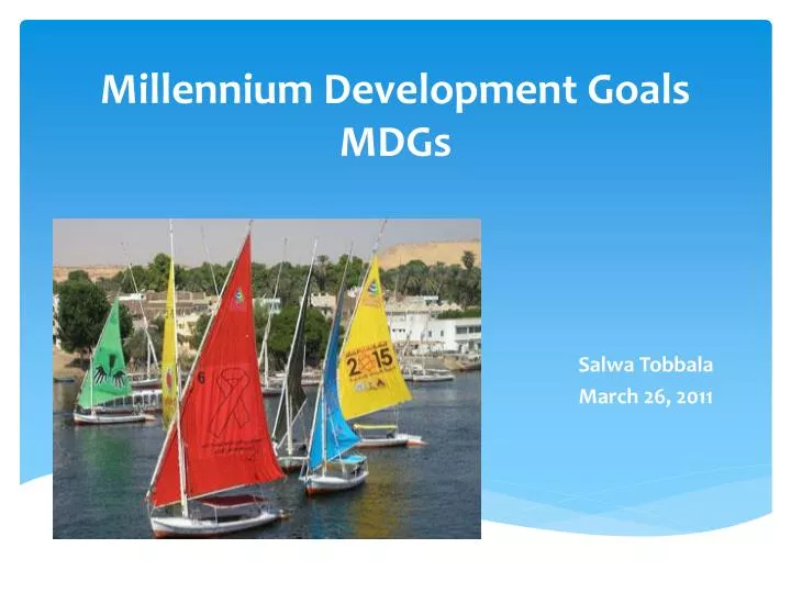 millennium development goals mdgs