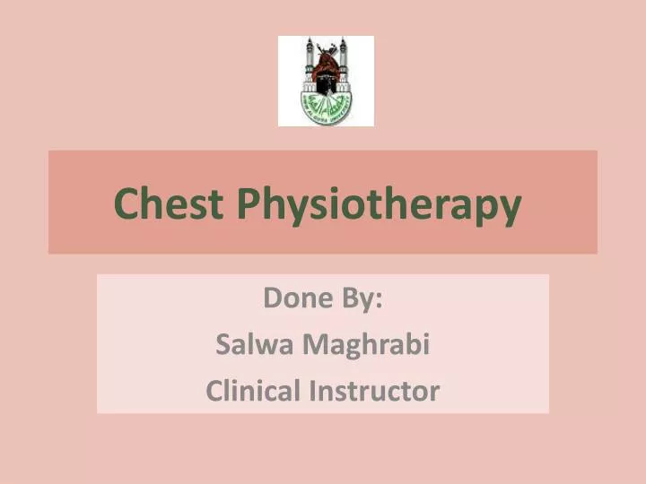 chest physiotherapy
