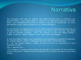 narrativa