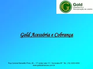 gold acess ria e cobran a