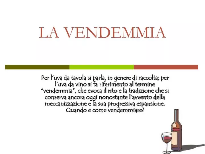 la vendemmia