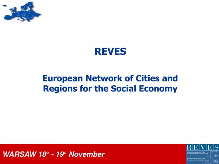 reves european network of cities and regions for the social economy