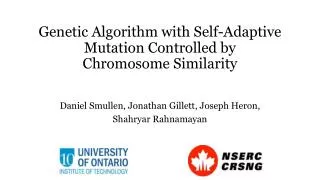 Genetic Algorithm with Self-Adaptive Mutation Controlled by Chromosome Similarity