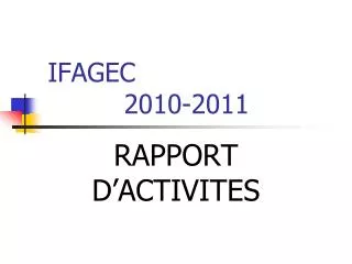 ifagec 2010 2011